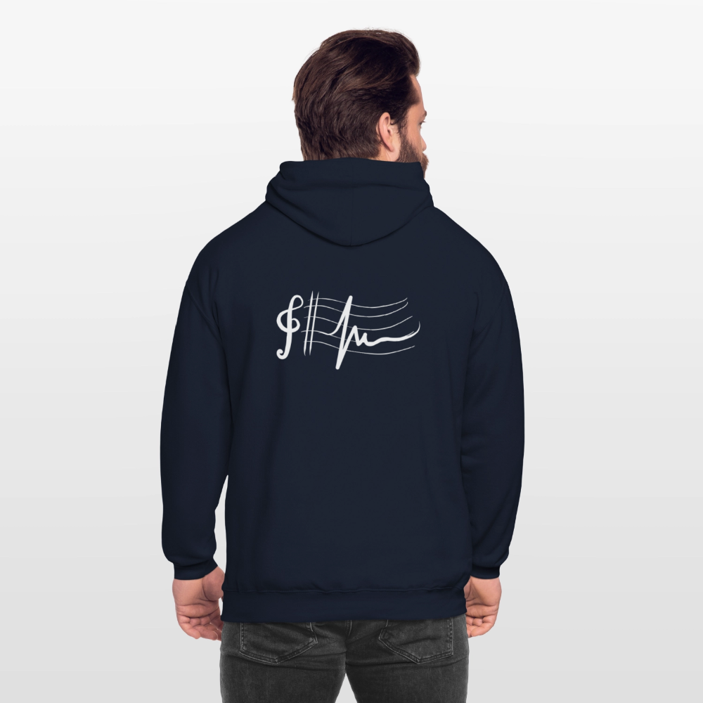 I love music Unisex Hoodie - navy