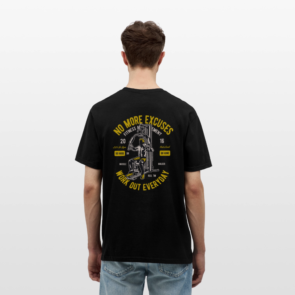 Work out everyday Men's T-Shirt - black