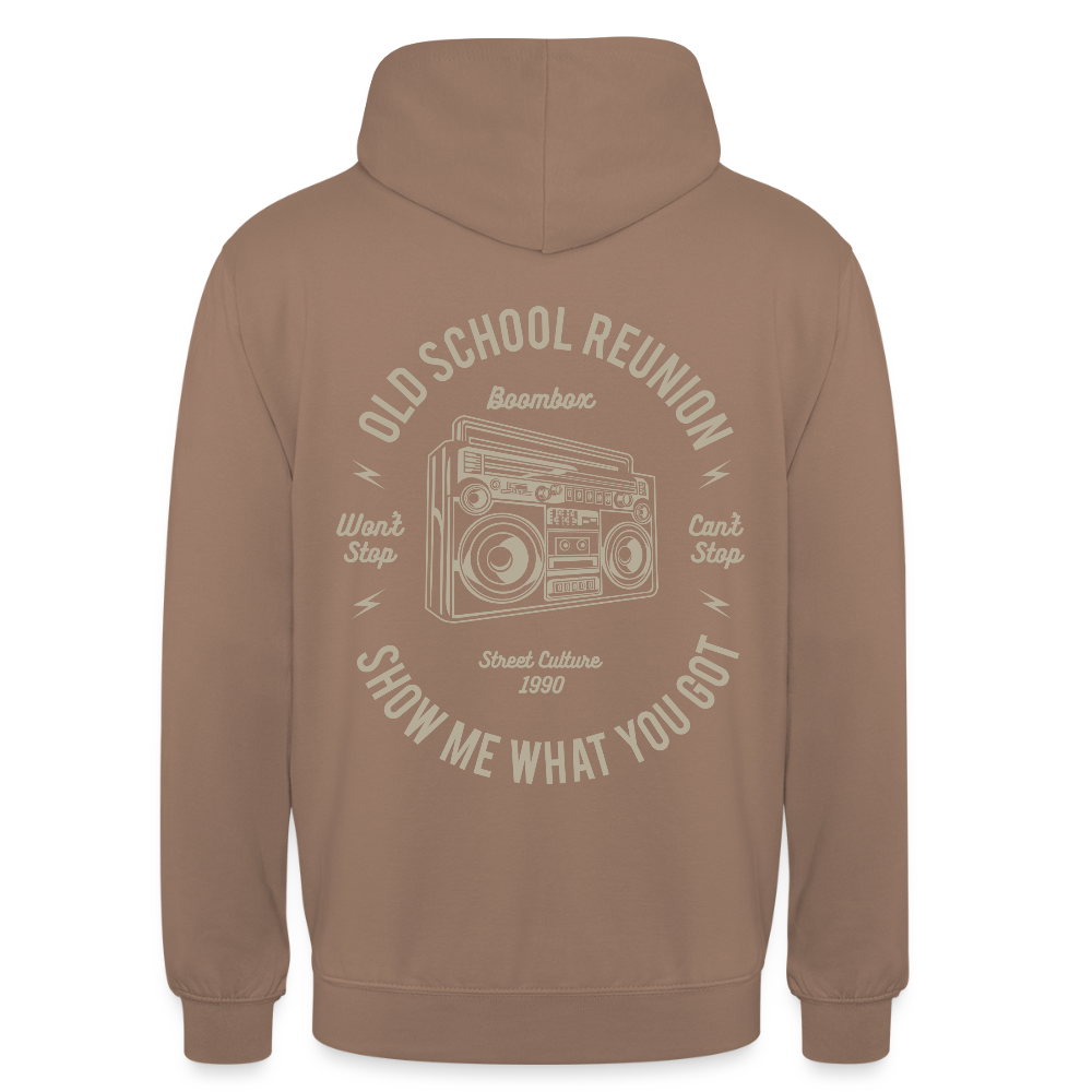 Old school reunion Unisex Hoodie - mocha