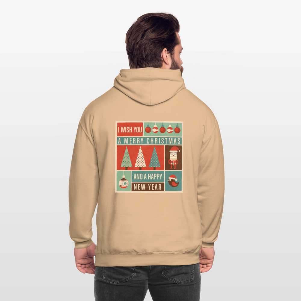 Merry Christmas & happy New Year Unisex Hoodie - peach