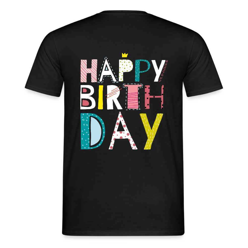 Happy birthday Men's T-Shirt - black