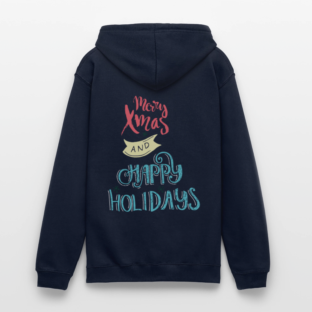 MerryChristmas Unisex Hoodie - navy
