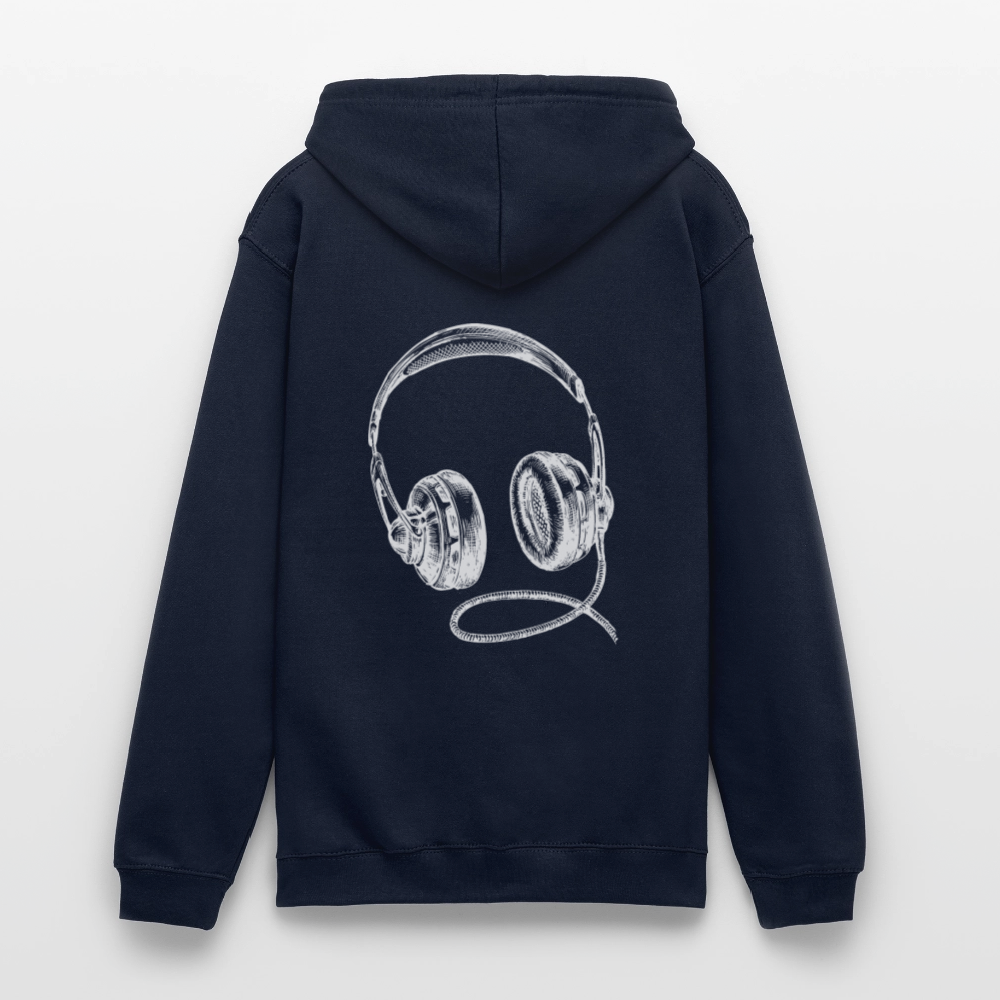 Headphones Unisex Hoodie - navy