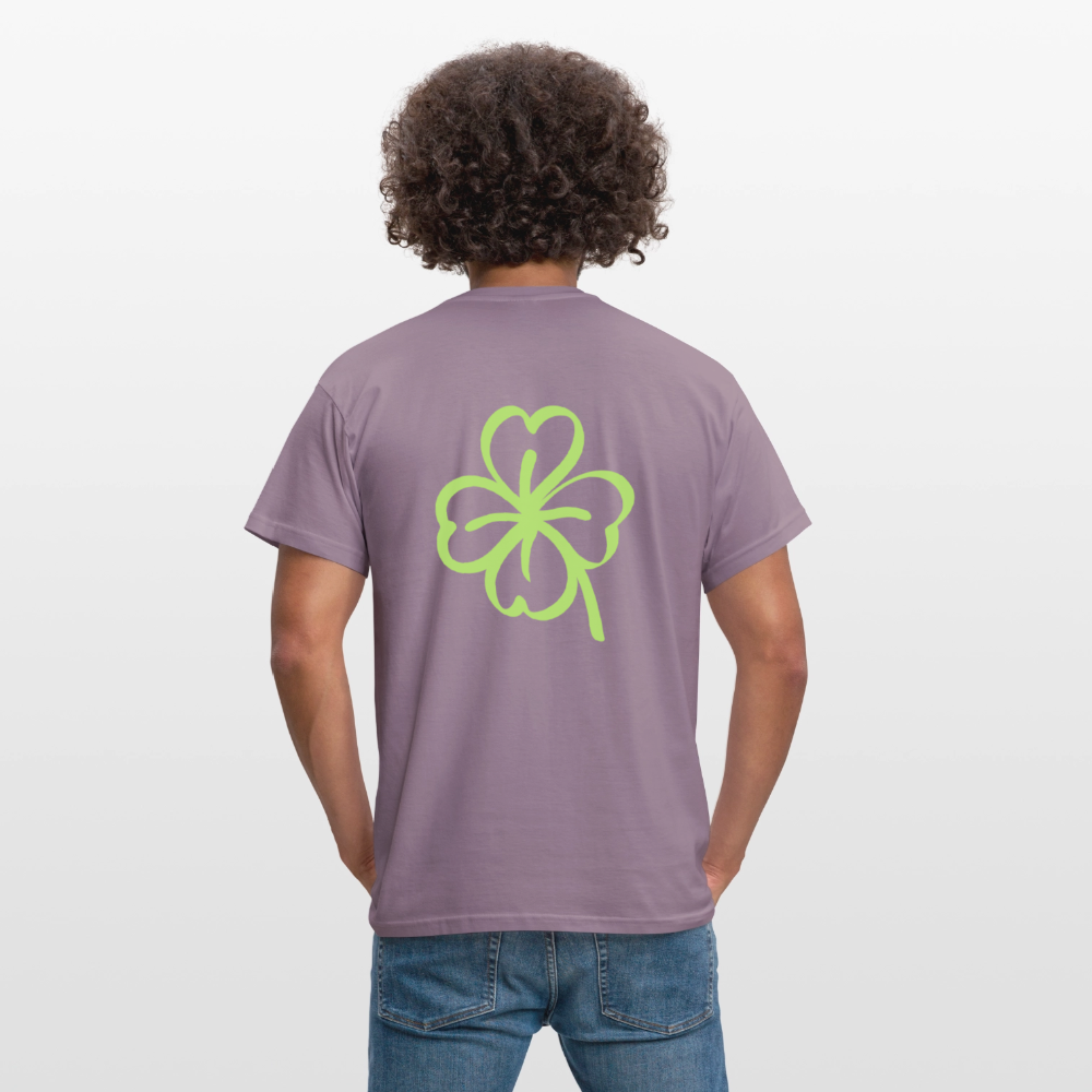Shamrock Men's T-Shirt - purple-grey 