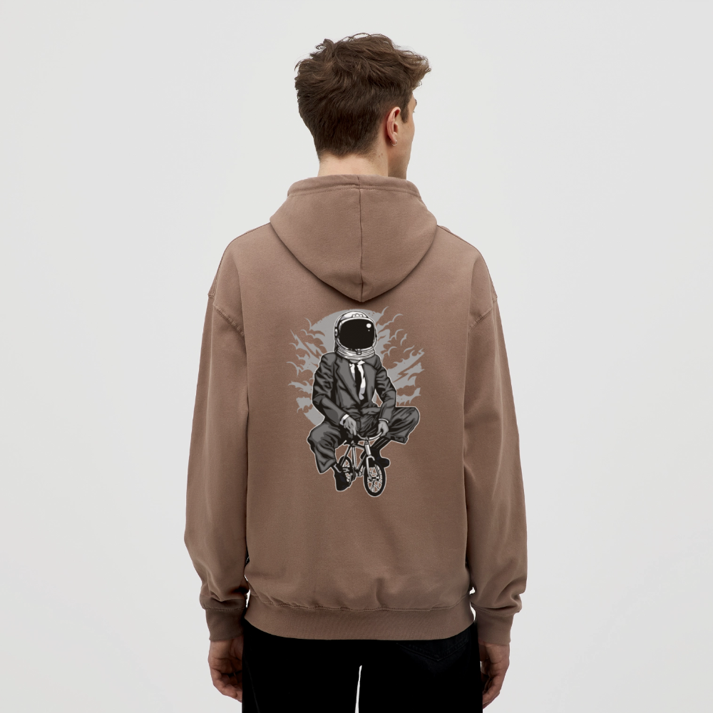 Bike to the moon Unisex Hoodie - mocha
