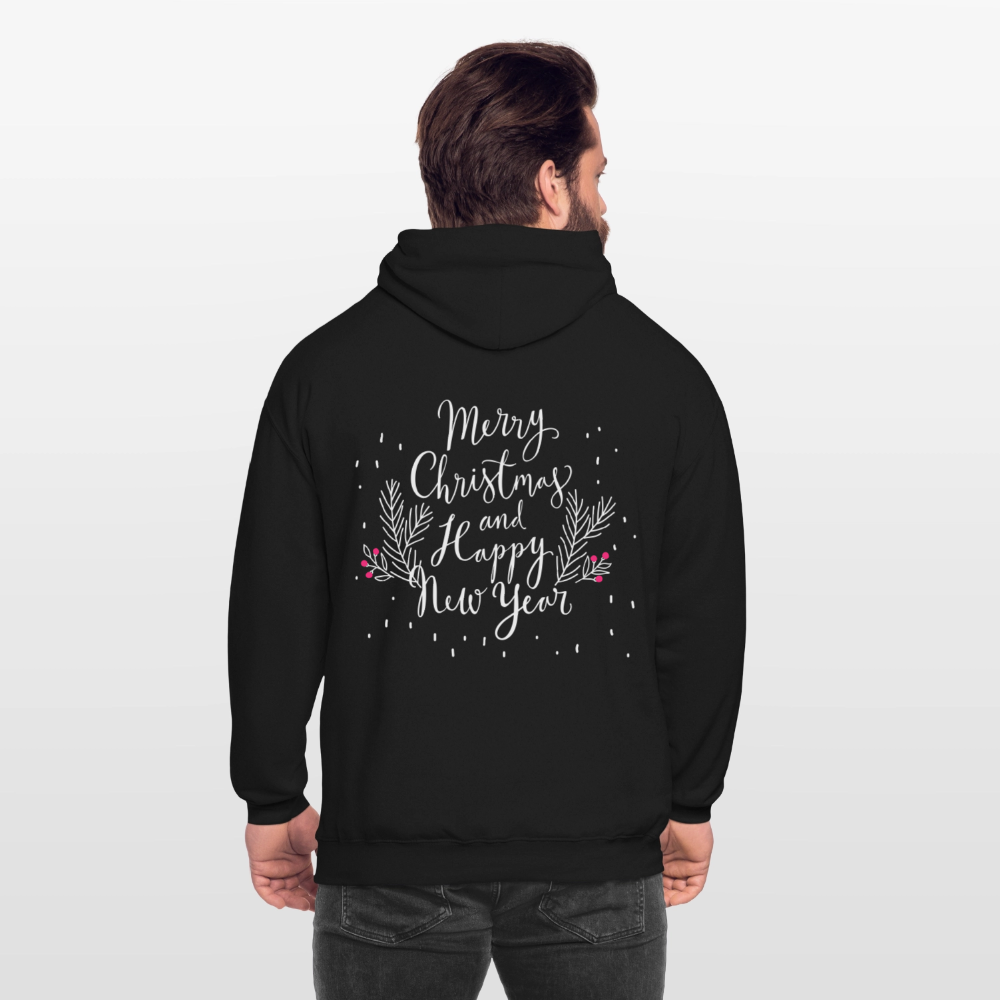 Merry Christmas Unisex Hoodie - black