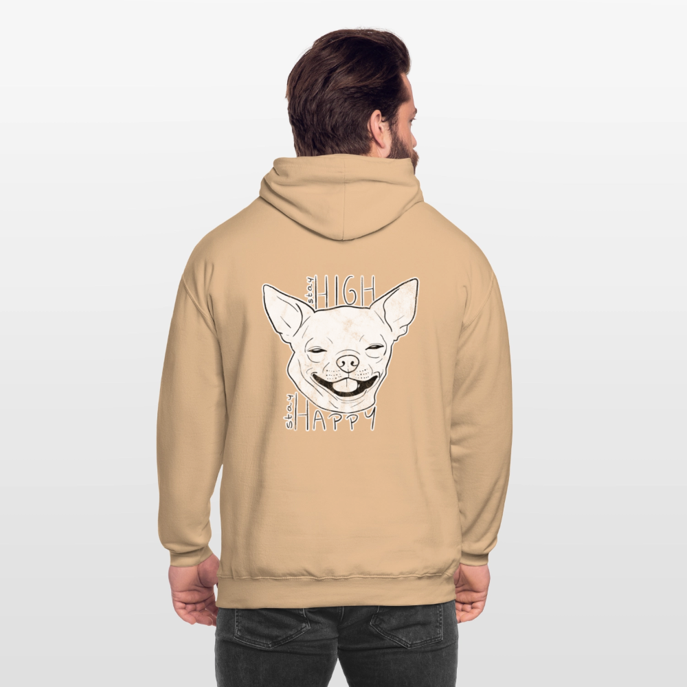 Stay high stay happy Unisex Hoodie - peach