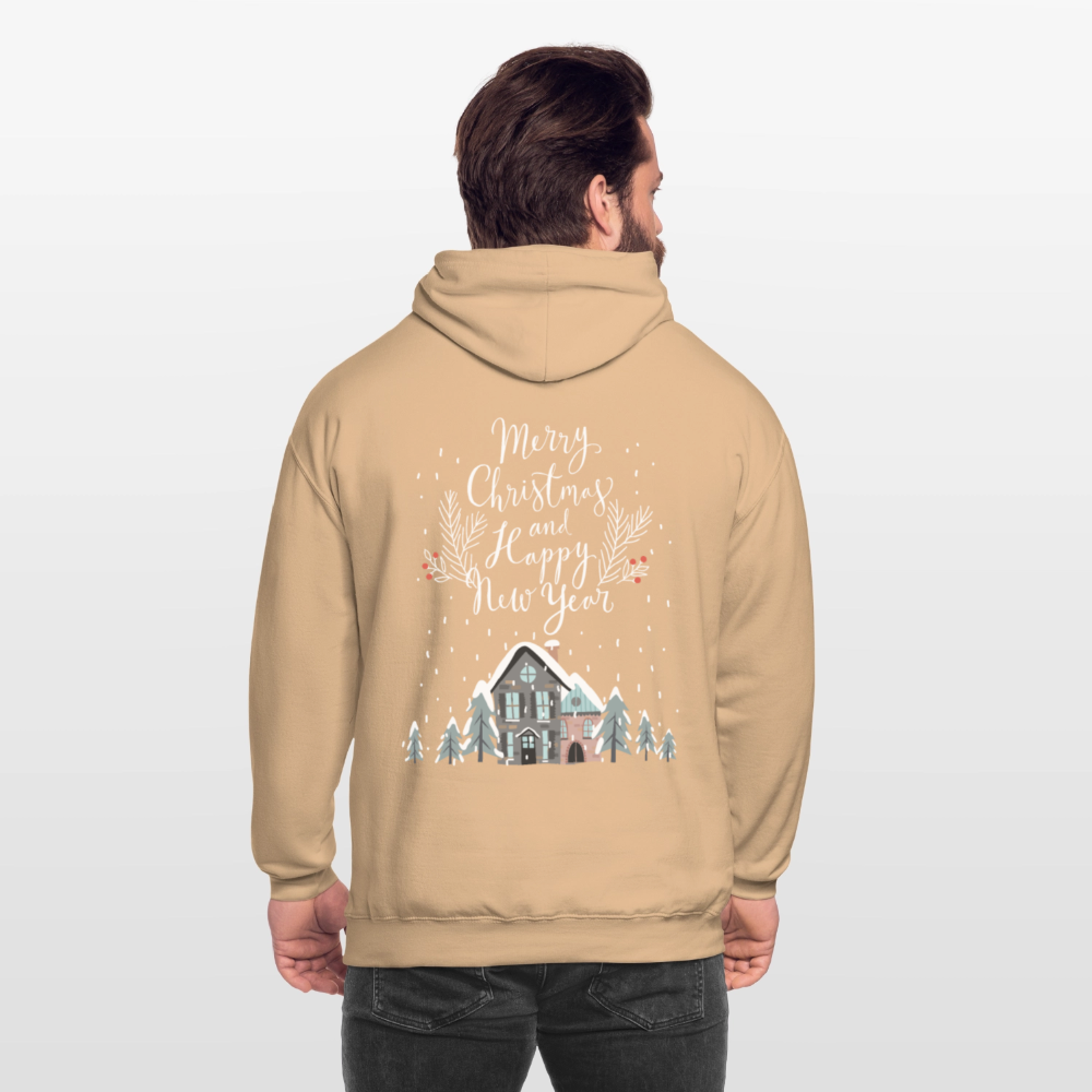 Christmas Quote Unisex Hoodie - peach