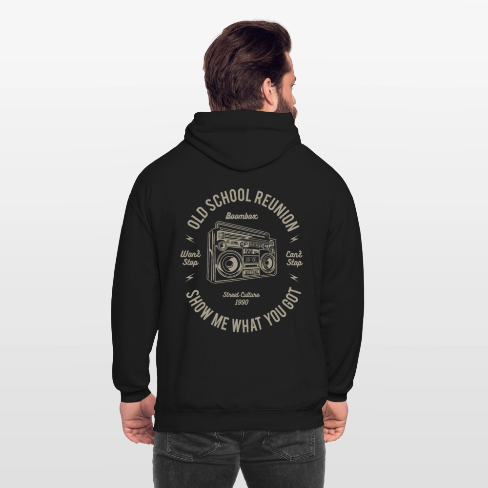 Old school reunion Unisex Hoodie - black