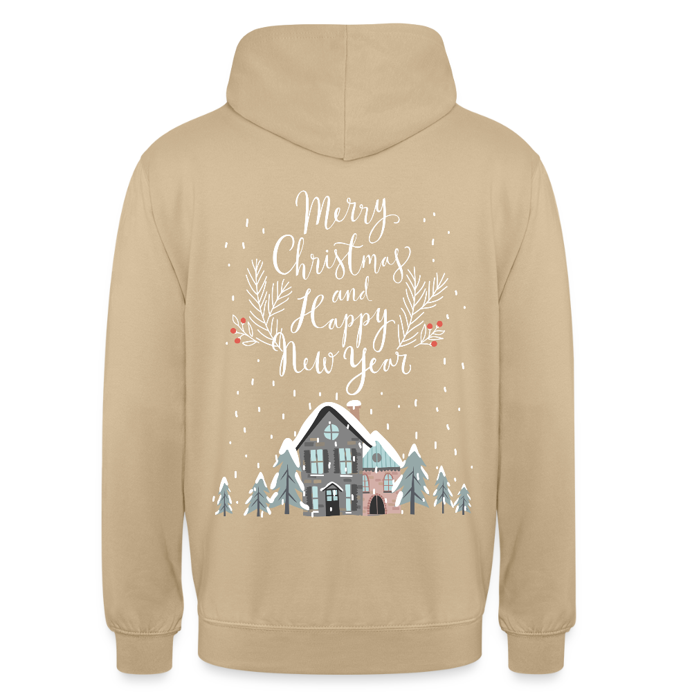 Christmas Quote Unisex Hoodie - beige