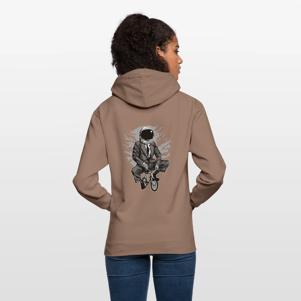Bike to the moon Unisex Hoodie - mocha