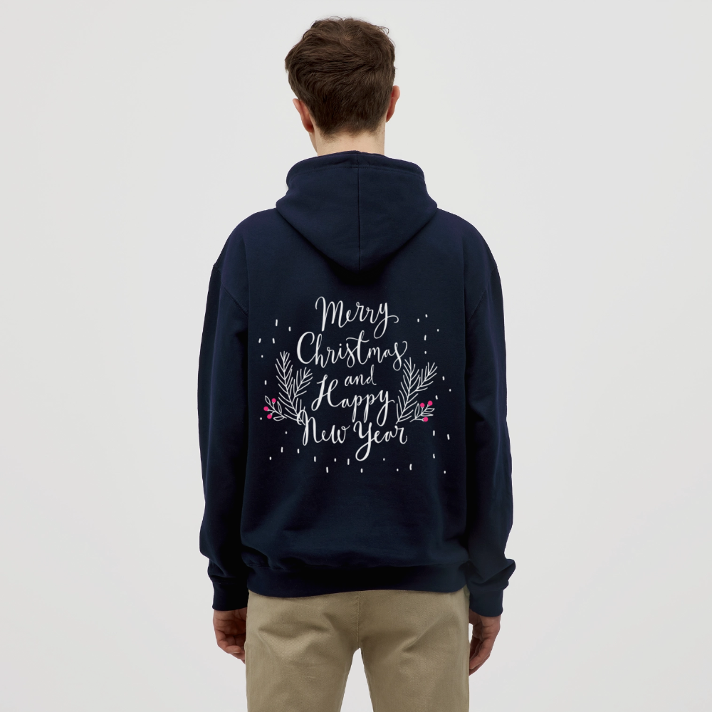 Merry Christmas Unisex Hoodie - navy