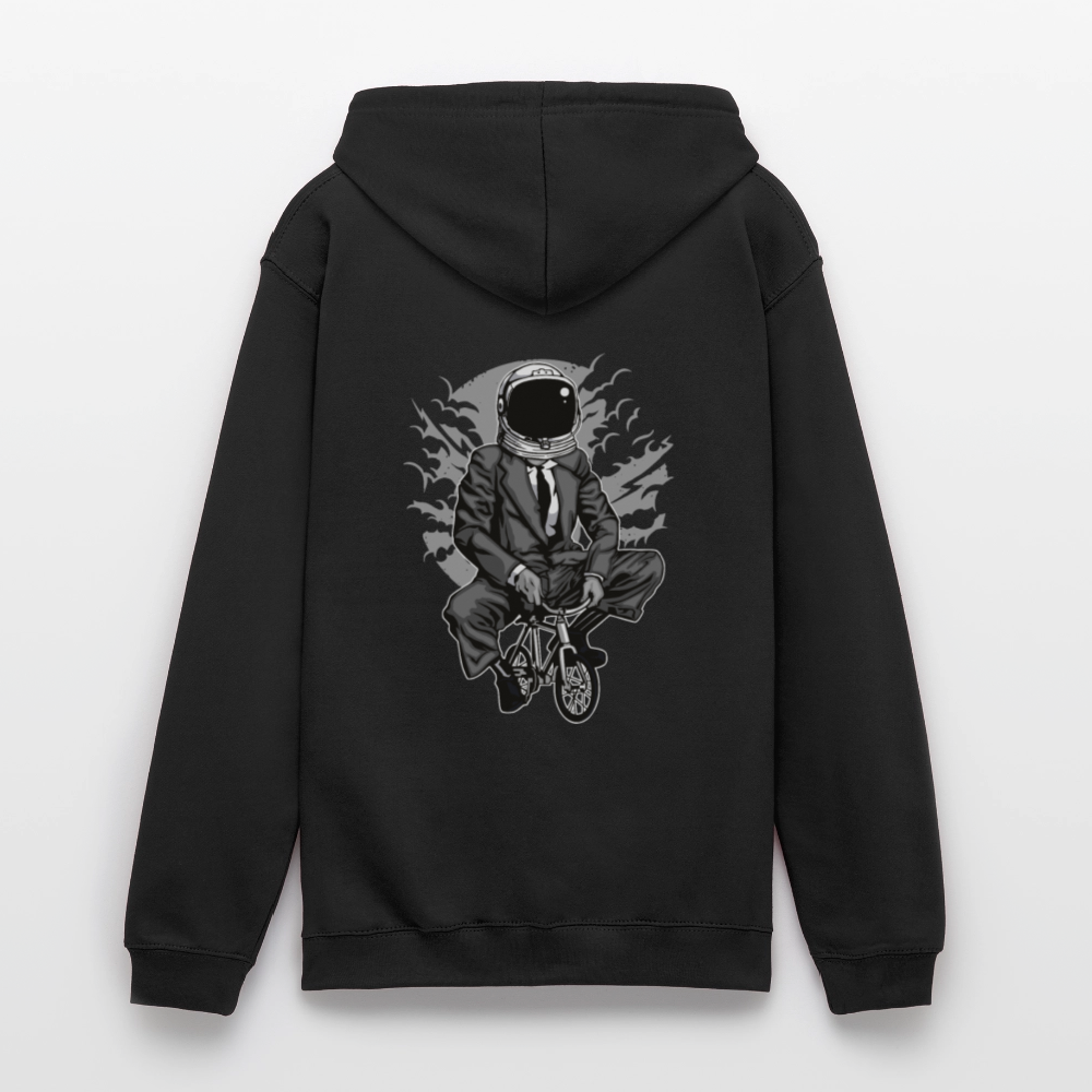 Bike to the moon Unisex Hoodie - black