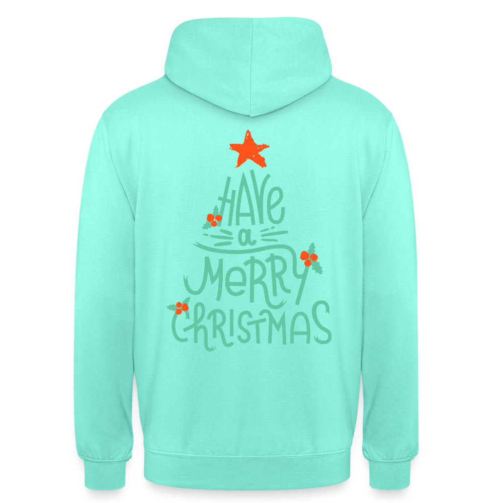 Merry christmas Unisex Hoodie - mint