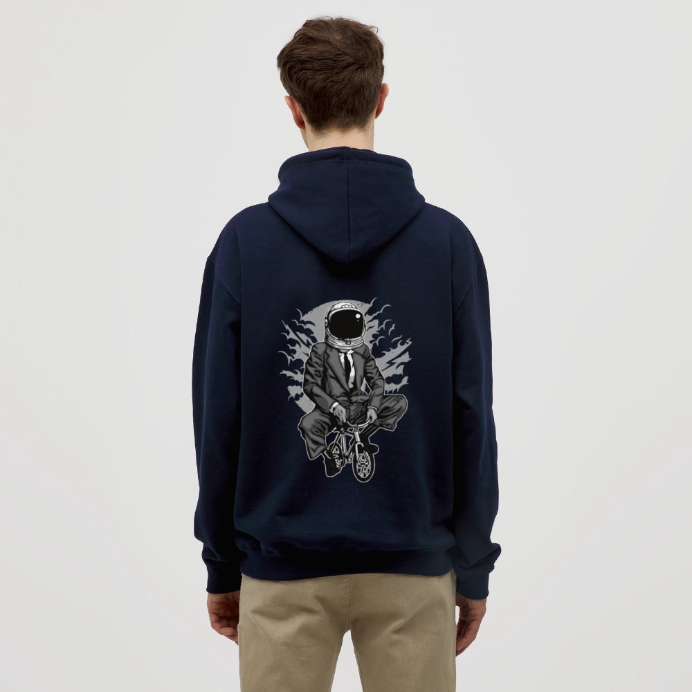 Bike to the moon Unisex Hoodie - navy