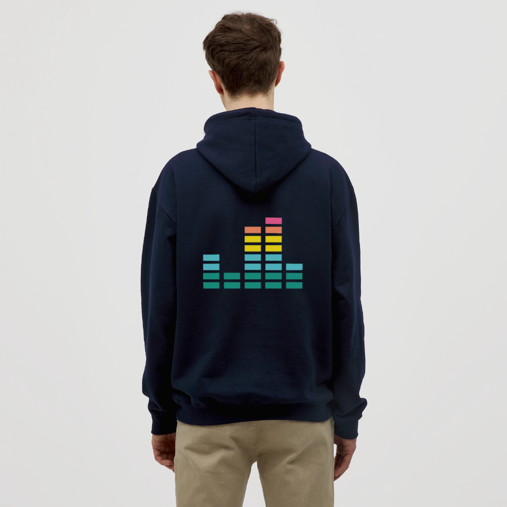 Equalizer Unisex Hoodie - navy