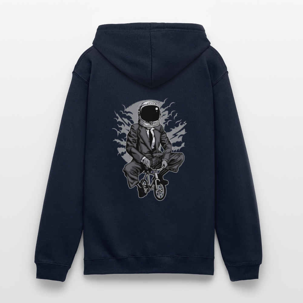 Bike to the moon Unisex Hoodie - navy