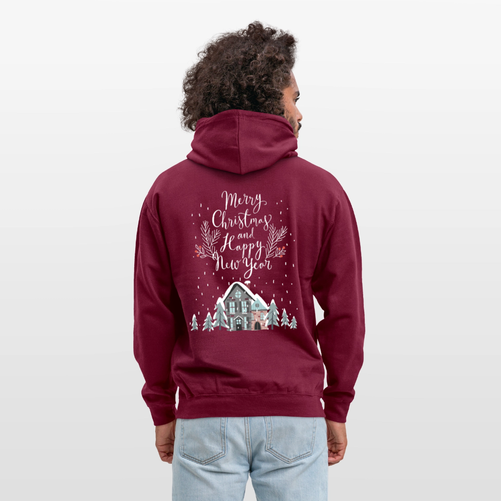 Christmas Quote Unisex Hoodie - bordeaux