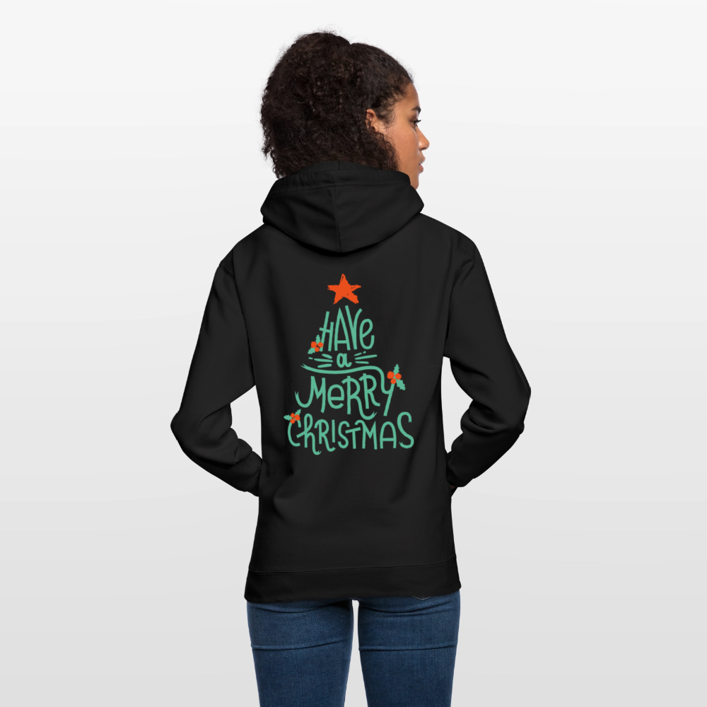 Merry christmas Unisex Hoodie - black