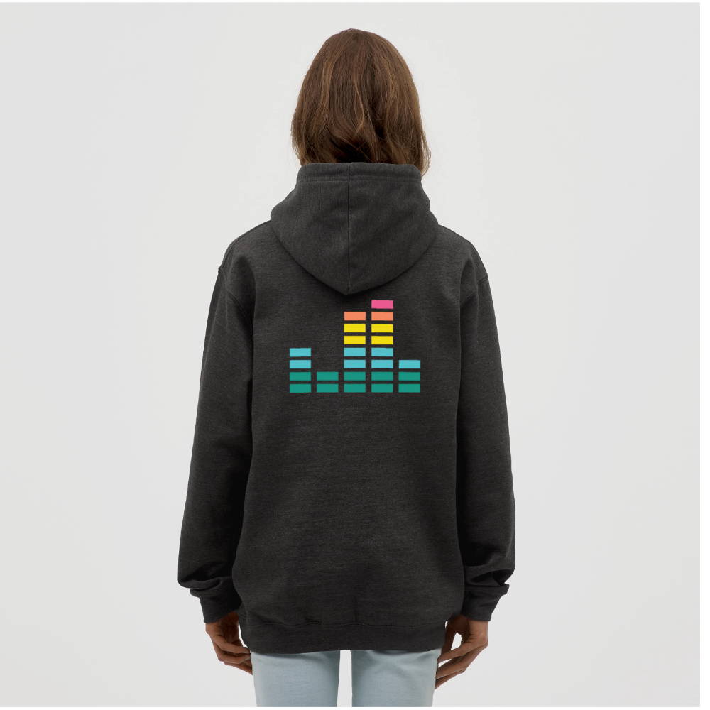 Equalizer Unisex Hoodie - charcoal grey