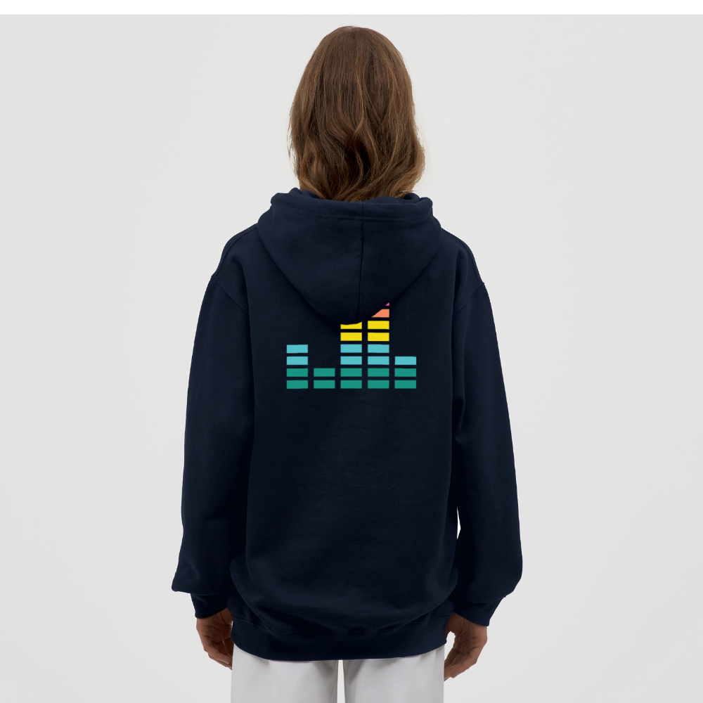 Equalizer Unisex Hoodie - navy