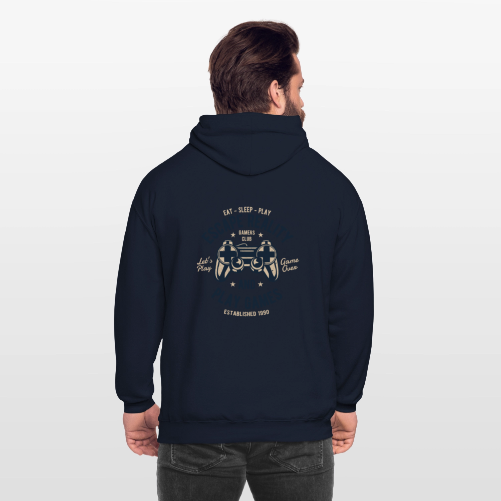 Escape Reality Unisex Hoodie - navy