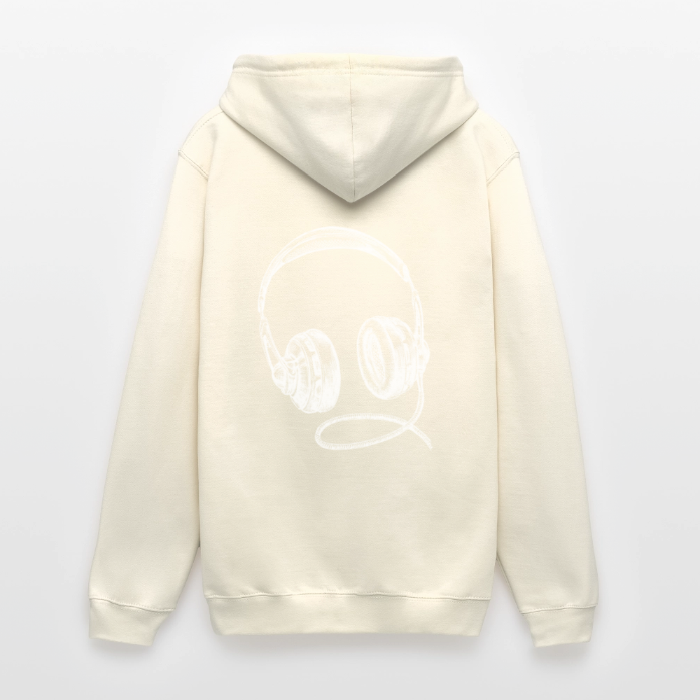 Headphones Unisex Hoodie - vanilla