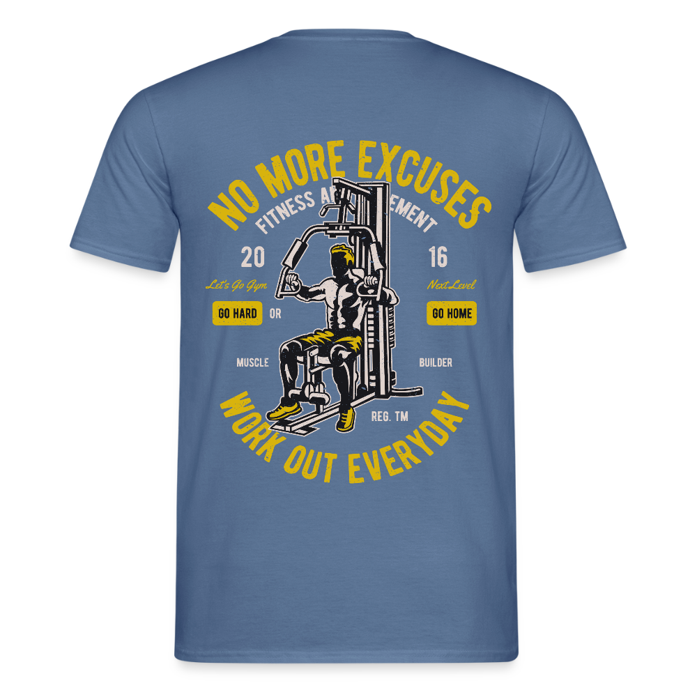 Work out everyday Men's T-Shirt - dove blue 