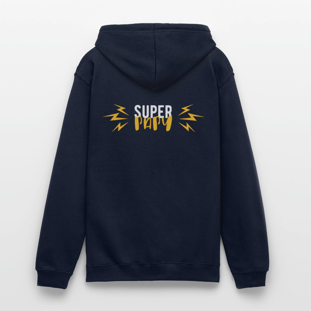 Super Papy 3 Unisex Hoodie - navy