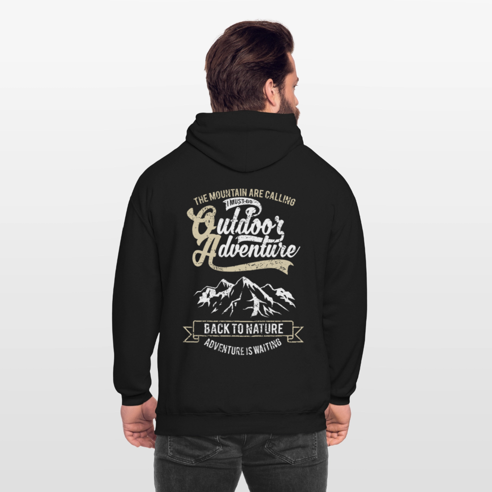 Outdoor Adventure Unisex Hoodie - black