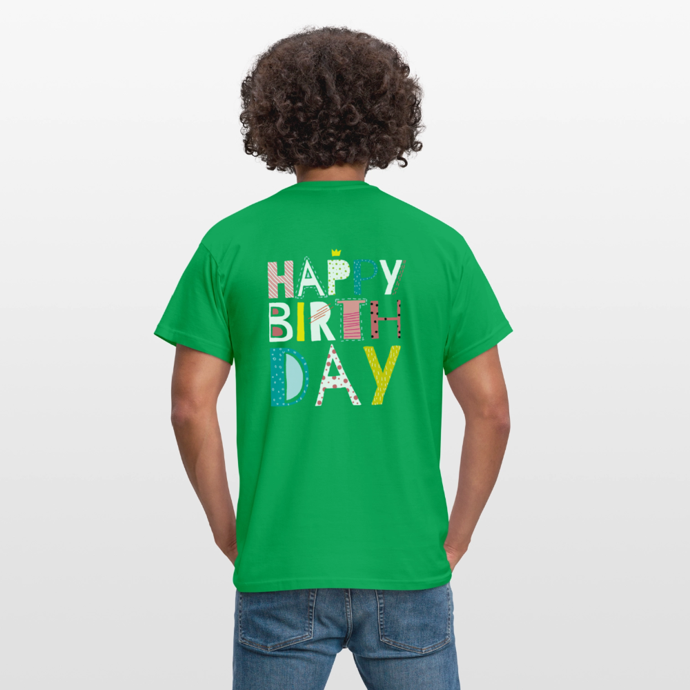Happy birthday Men's T-Shirt - kelly green