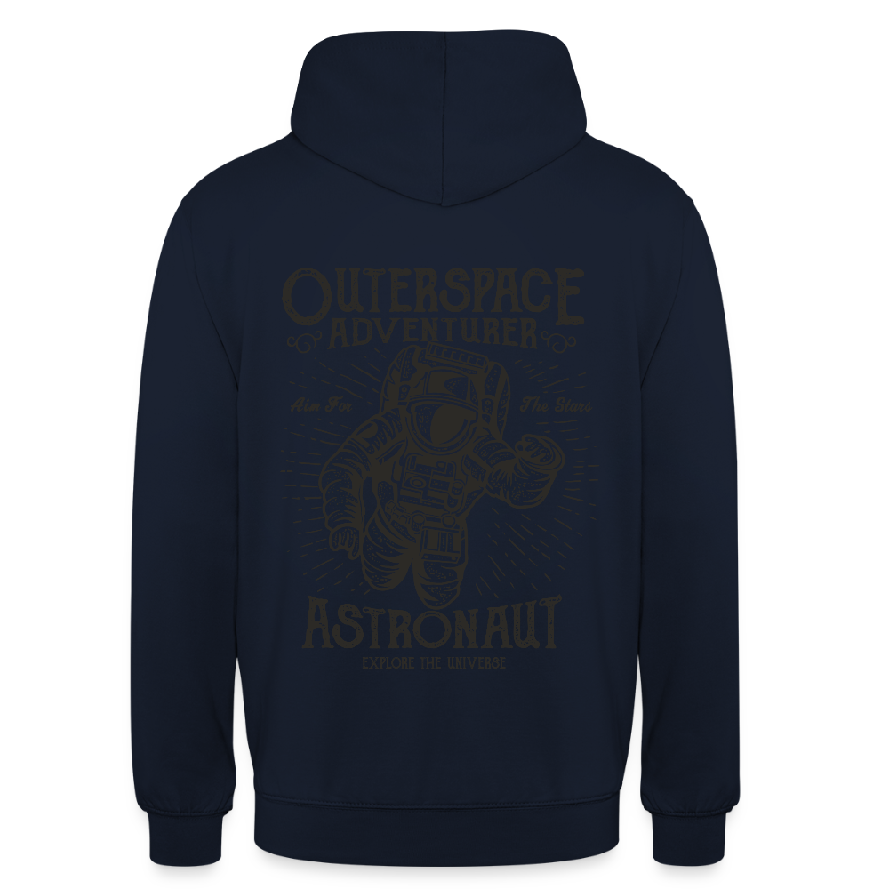 Astronaut Design Unisex Hoodie - navy