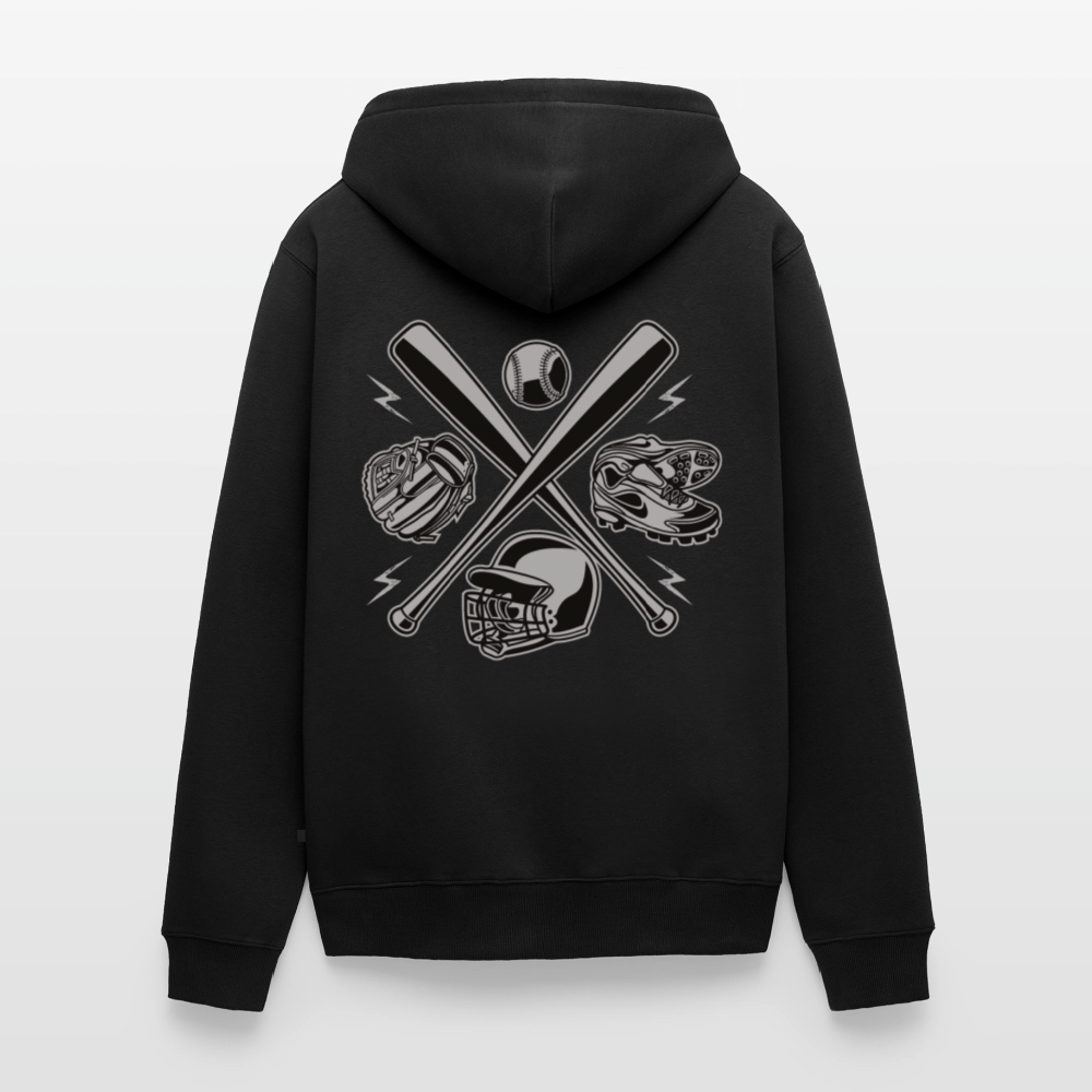 Champion Baseball Men's Premium Hooded Jacket - black