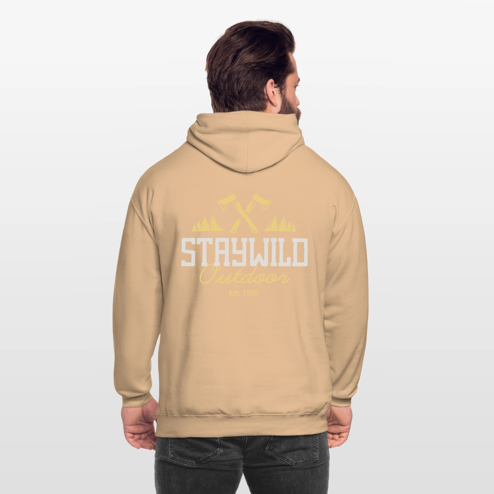 Sign Stay Wild Outdoors Unisex Hoodie - peach
