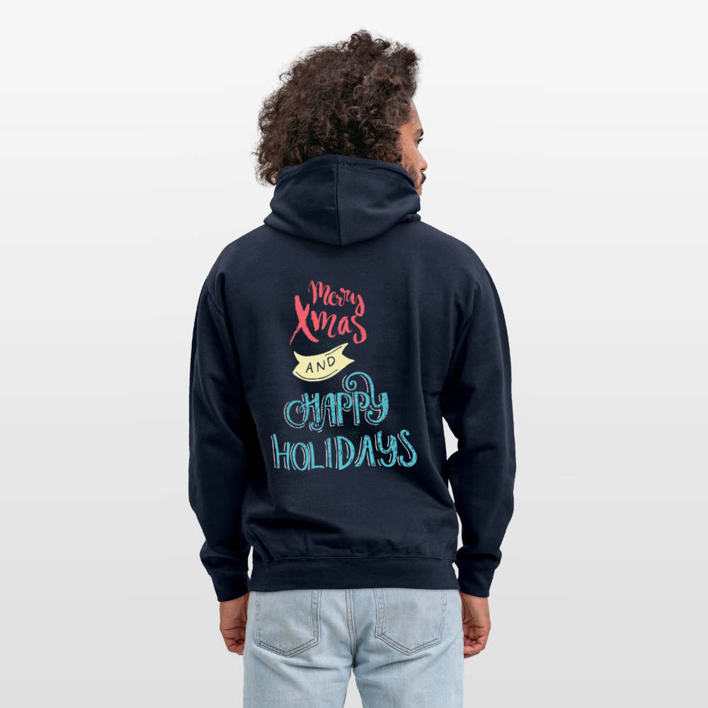 MerryChristmas Unisex Hoodie - navy