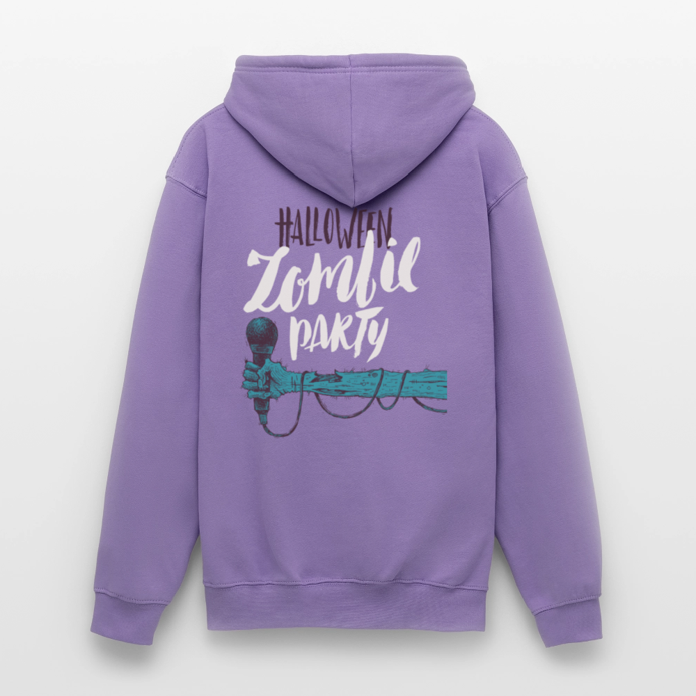Halloween zombie party Unisex Hoodie - lavender