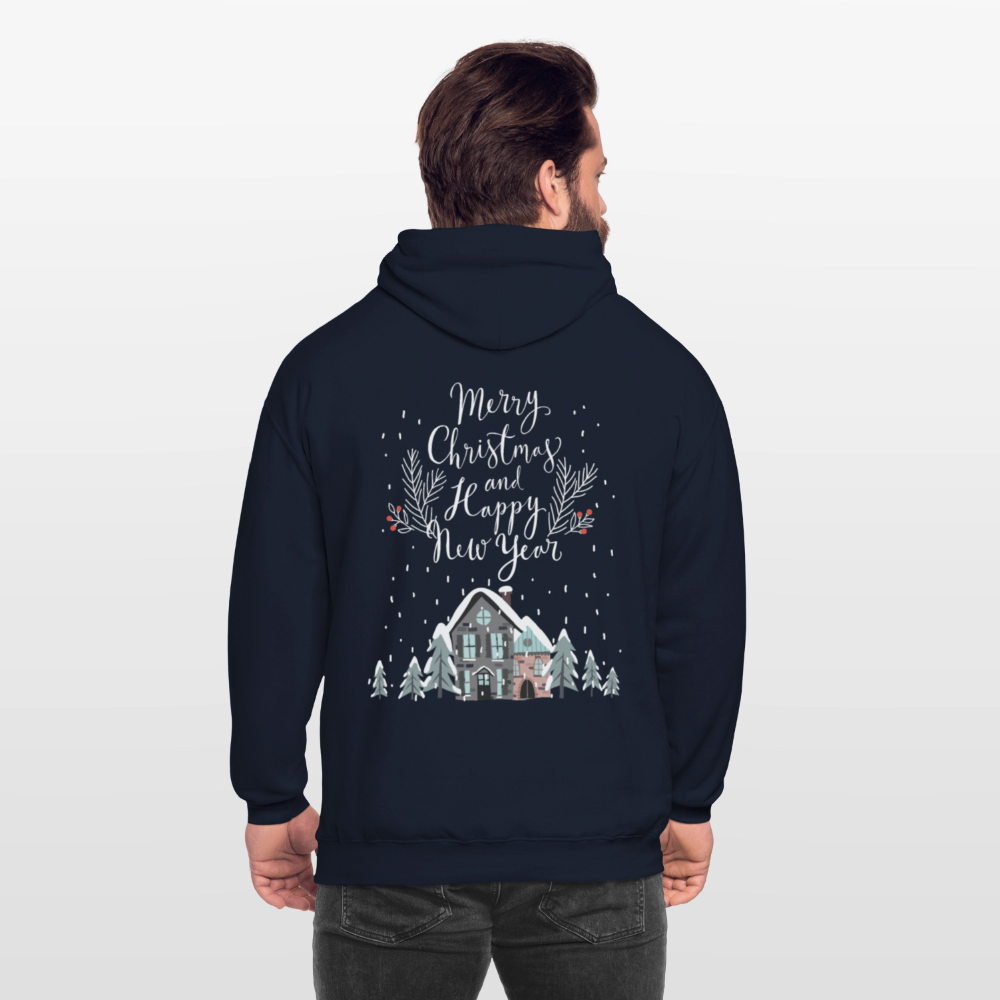 Christmas Quote Unisex Hoodie - navy