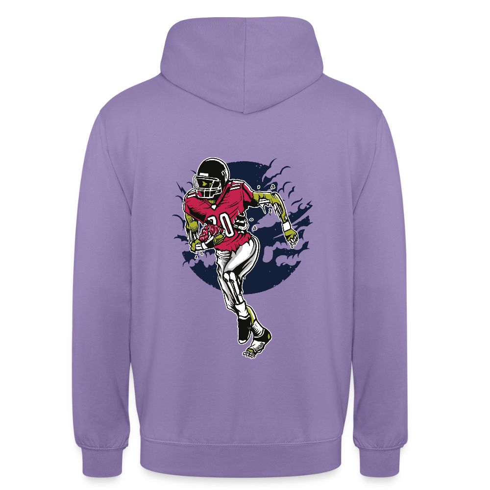 Zombie footballer Unisex Hoodie - lavender
