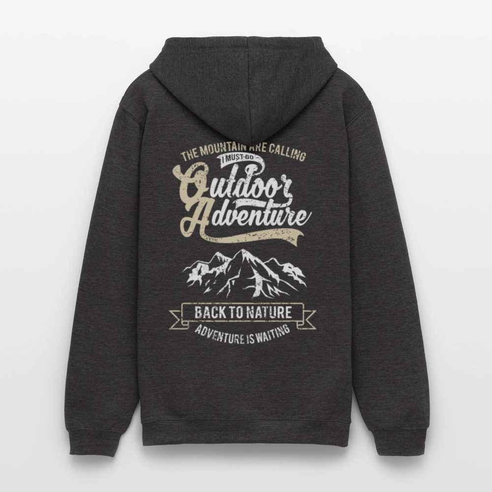Outdoor Adventure Unisex Hoodie - charcoal grey