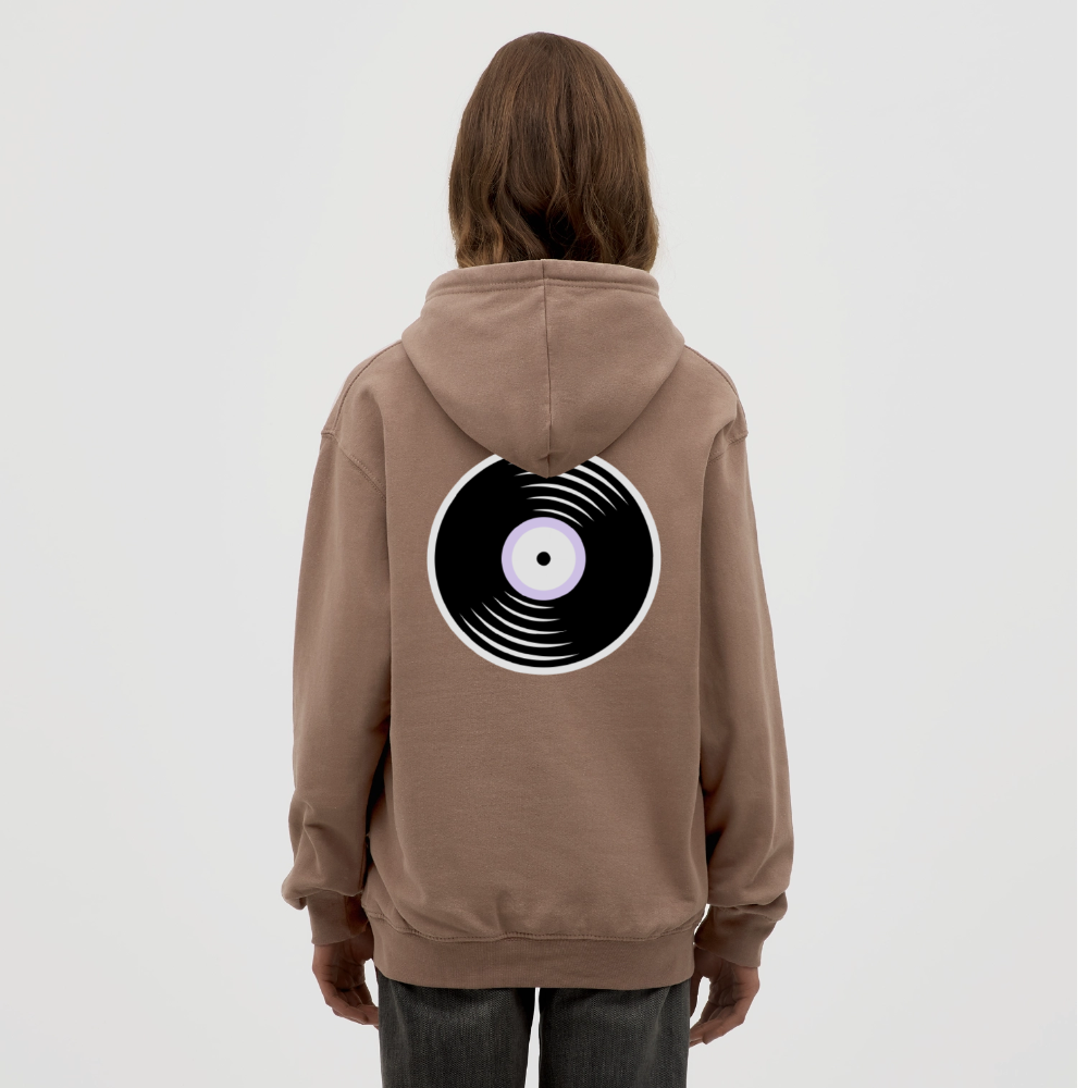 Vinyl Unisex Hoodie - mocha