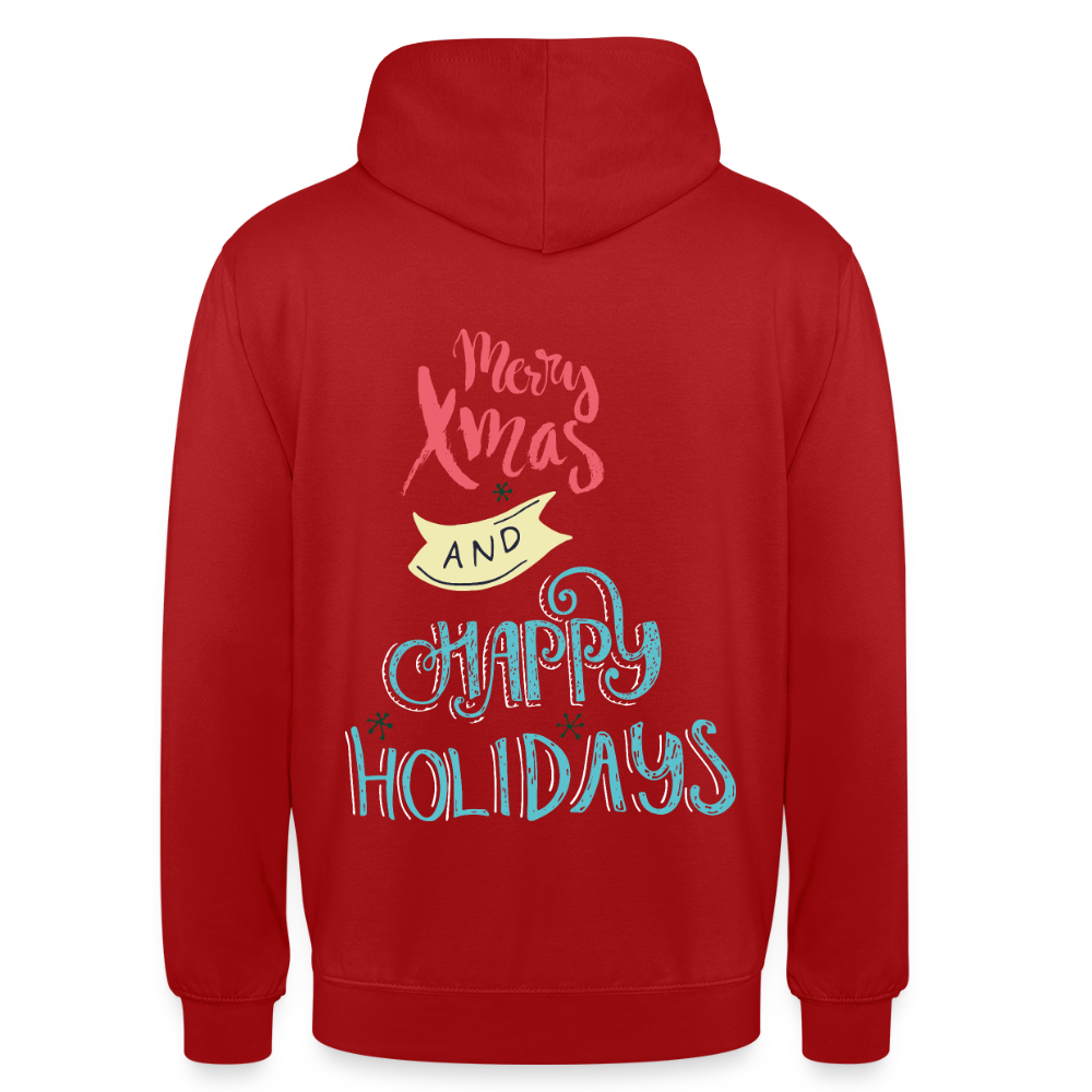 MerryChristmas Unisex Hoodie - red