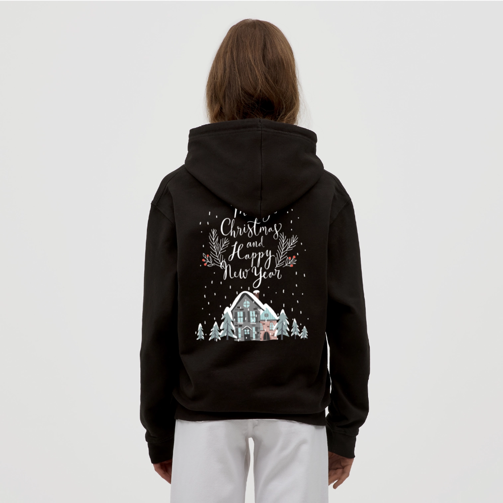 Christmas Quote Unisex Hoodie - black