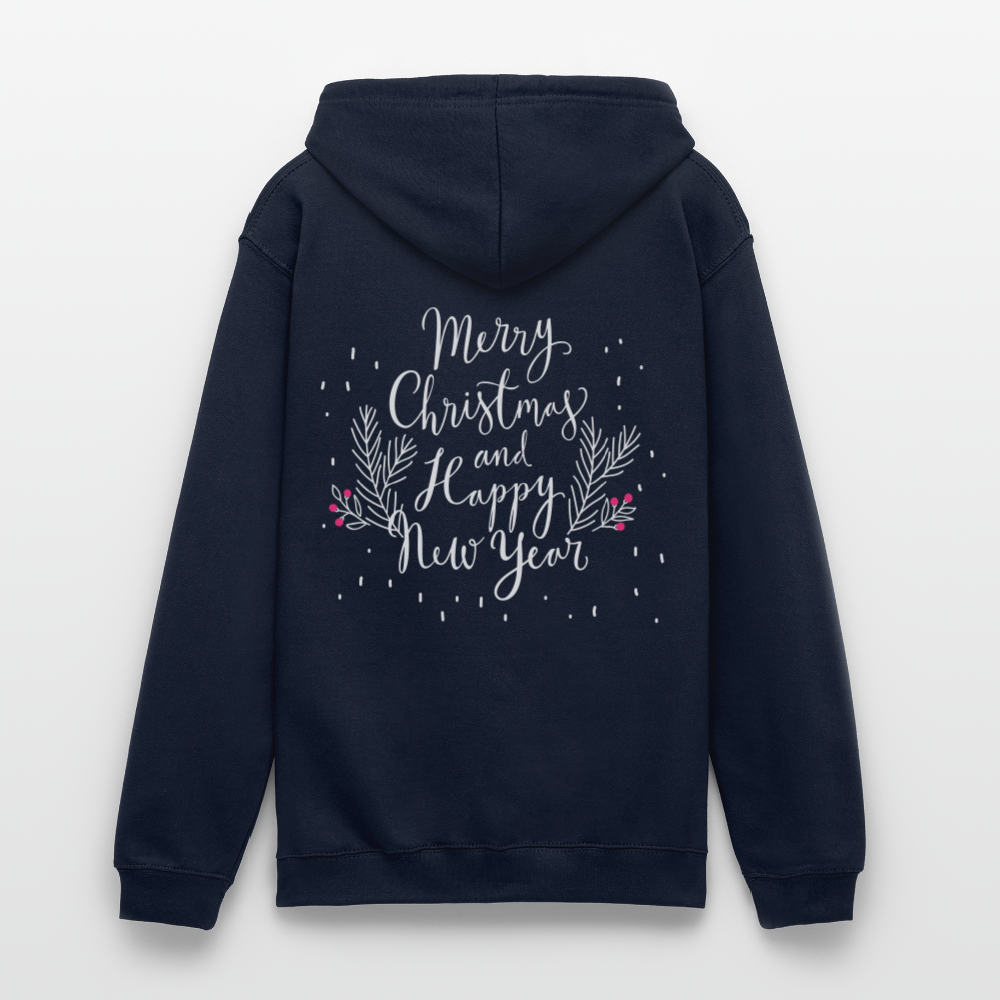 Merry Christmas Unisex Hoodie - navy
