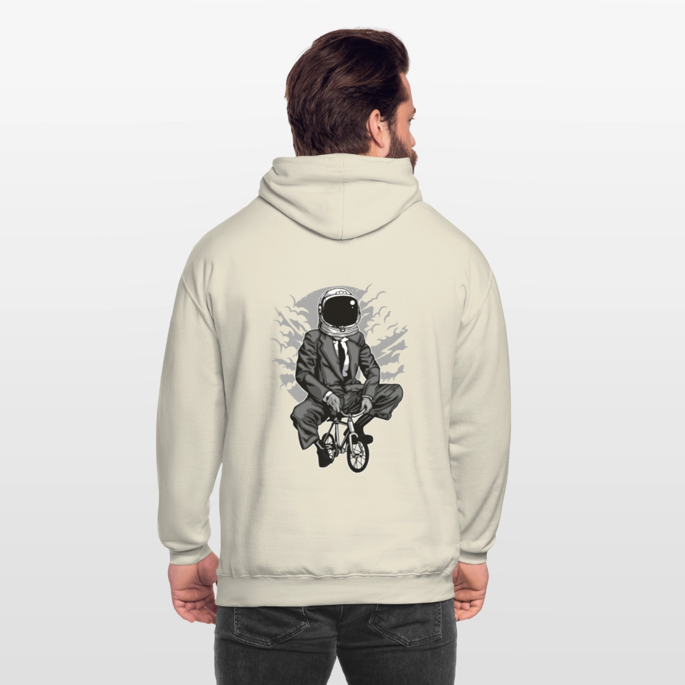 Bike to the moon Unisex Hoodie - vanilla