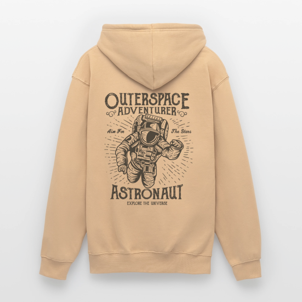 Astronaut Design Unisex Hoodie - peach