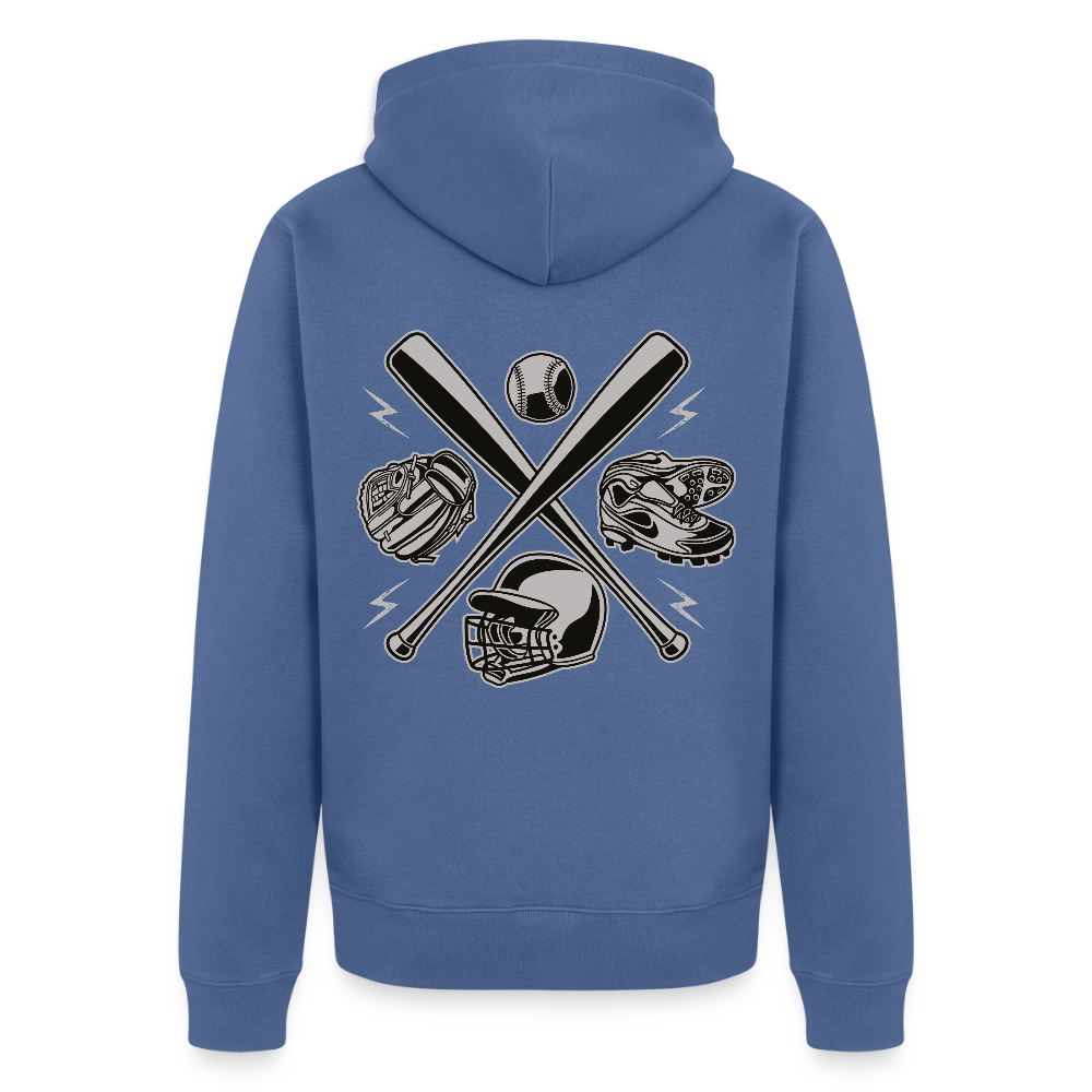 Champion Baseball Men's Premium Hooded Jacket - stone blue