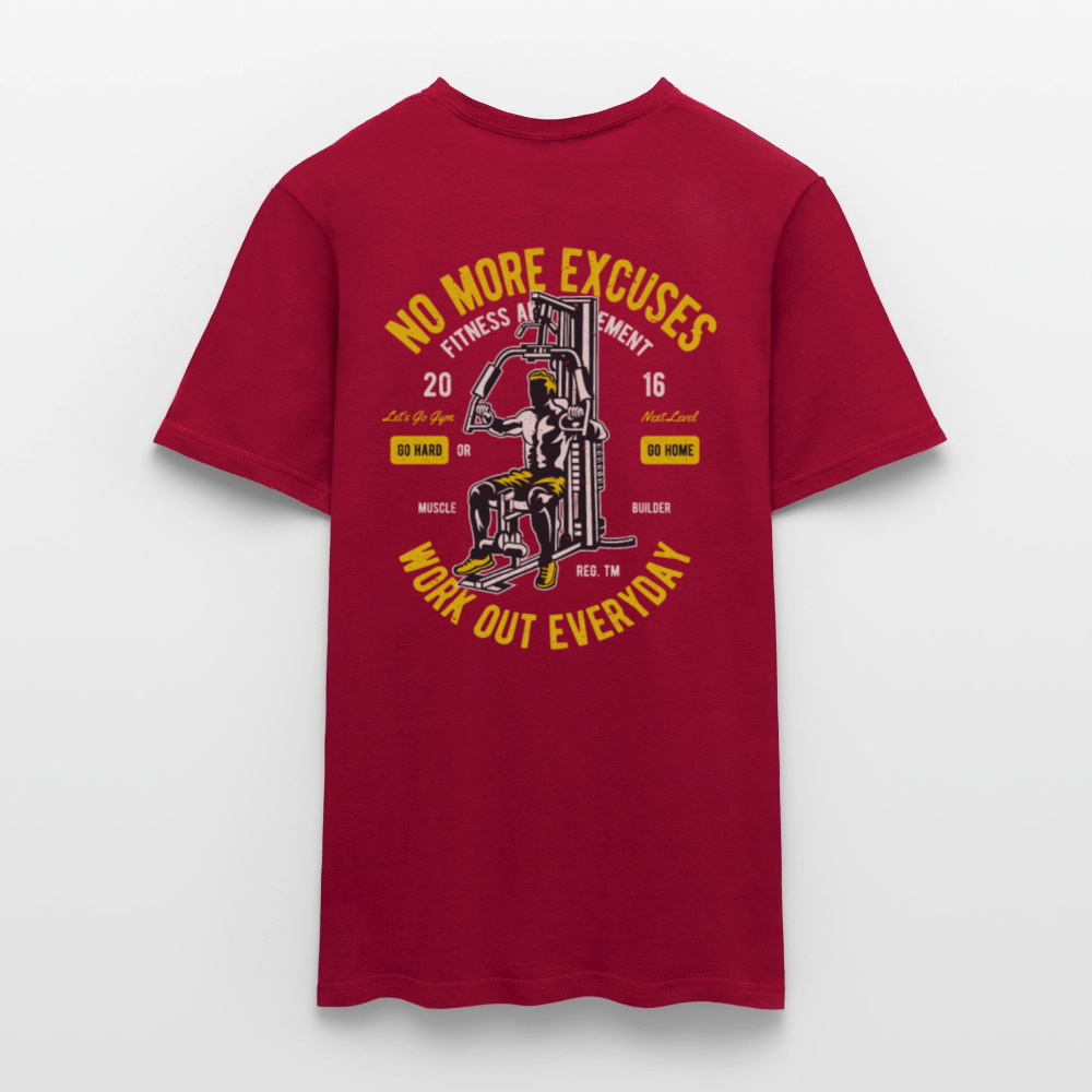 Work out everyday Men's T-Shirt - brick red