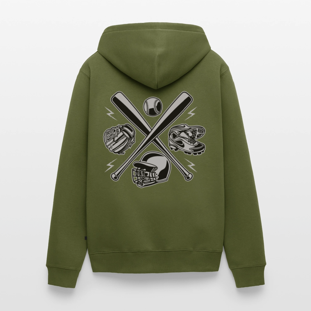 Champion Baseball Men's Premium Hooded Jacket - khaki