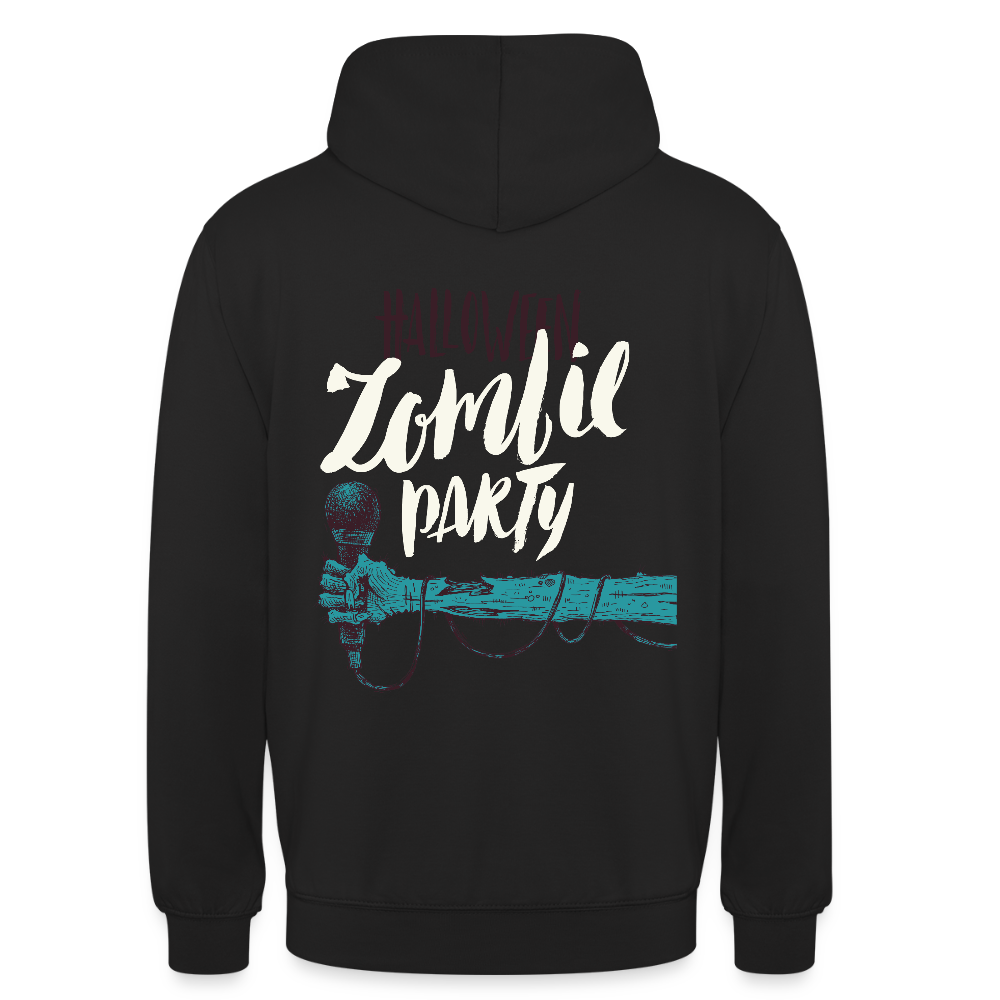 Halloween zombie party Unisex Hoodie - black