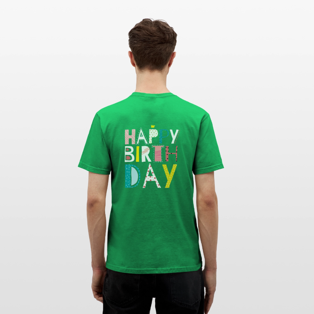 Happy birthday Men's T-Shirt - kelly green
